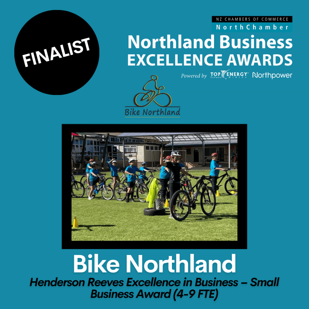 Awards in 2022 Bike Northland Bikes in Schools Cycle Skills Training